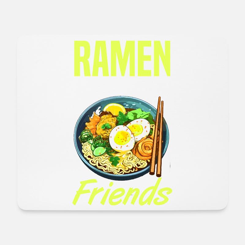 ramen is better with friends - Mouse Pad (horizontal) - white