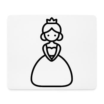 princess - Mouse Pad (horizontal) - white - Front