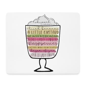 Freunde Thanksgiving Shirt Trifle Frohes Erntedankfest - Mousepad (Querformat) - Weiß - Vorne