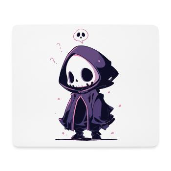 Cute Halloween Skeleton - Cute Scary Design - Mouse Pad (horizontal) - white - Front