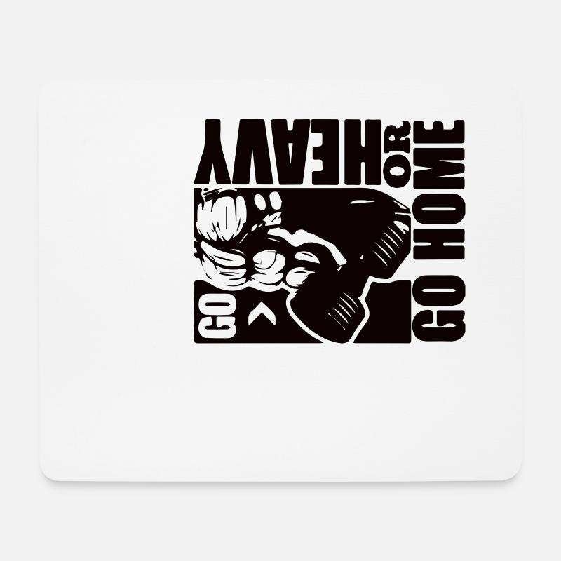 body building - Mouse Pad (horizontal) - white