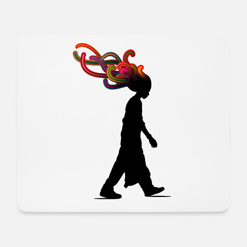 Träumer - Mousepad (Querformat) - Weiß