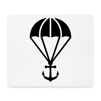 Parachute with Anchor - Mouse Pad (horizontal) - white - Front