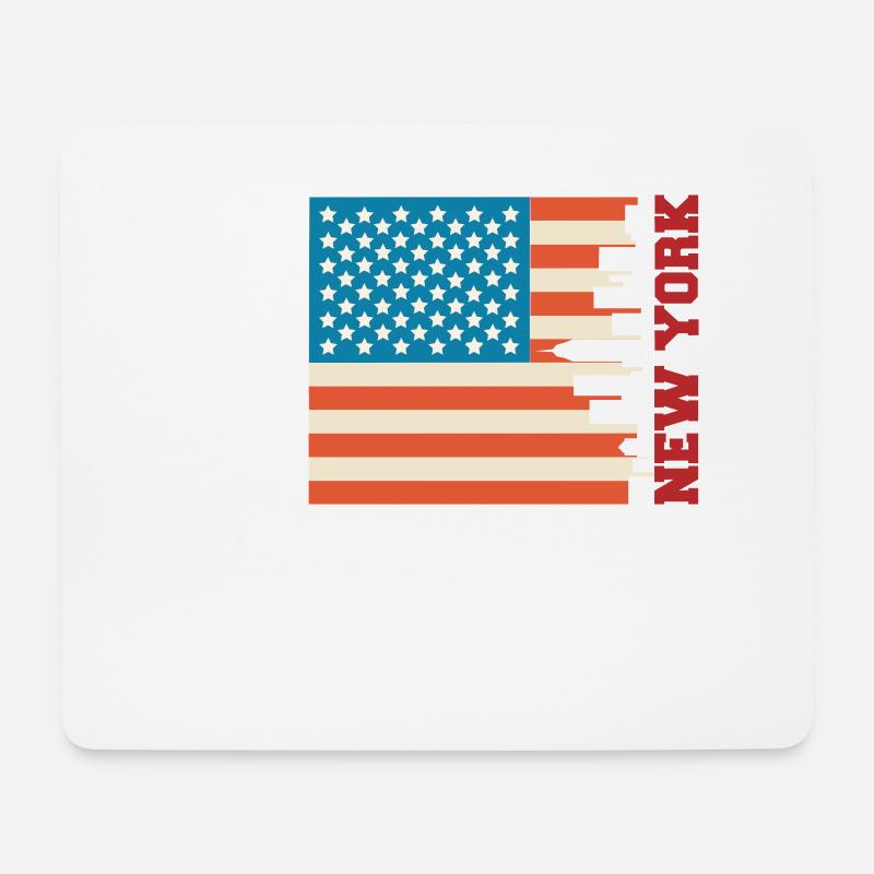 New York - Mousepad (Querformat) - Weiß