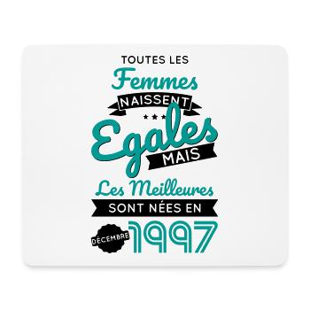 Anniversaire 25 ans - Meilleures Décembre 1997 - Tapis de souris (format paysage) - blanc - Devant
