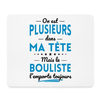 Plusieurs dans tête le Bouliste l'emporte toujours - Tapis de souris (format paysage) - blanc - Devant