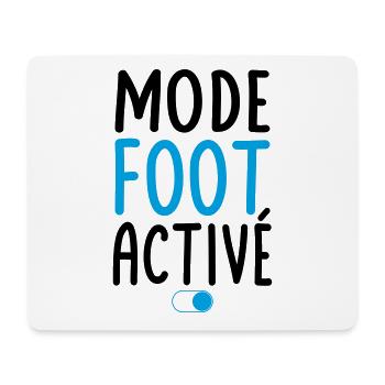 Mode Escalade Foot - Idée cadeau - Tapis de souris (format paysage) - blanc - Devant