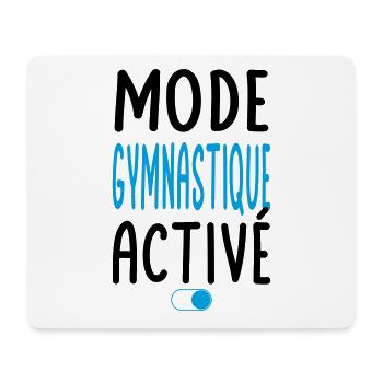 Mode Escalade Gymnastique - Idée cadeau - Tapis de souris (format paysage) - blanc - Devant