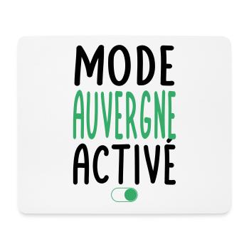 Mode Auvergne Activé - Idée Cadeau - Tapis de souris (format paysage) - blanc - Devant