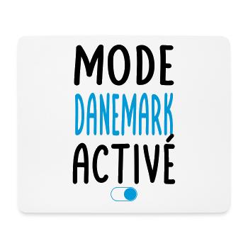 Mode Danemark Activé - Idée Cadeau - Tapis de souris (format paysage) - blanc - Devant
