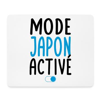 Mode Japon Activé - Idée Cadeau - Tapis de souris (format paysage) - blanc - Devant