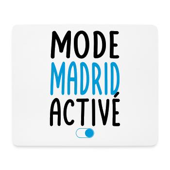Mode Madrid Activé - Idée Cadeau - Tapis de souris (format paysage) - blanc - Devant