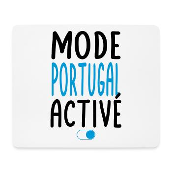 Mode Portugal Activé - Idée Cadeau - Tapis de souris (format paysage) - blanc - Devant