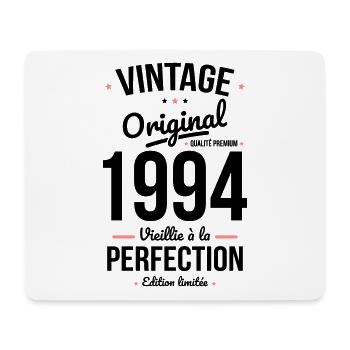Anniversaire 30 ans - Vintage - Original - 1994 - Tapis de souris (format paysage) - blanc - Devant