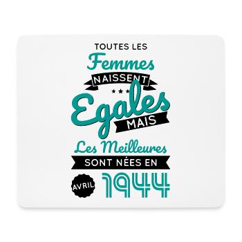 80th Anniversary - Best April 1944 - Mouse Pad (horizontal) - white - Front