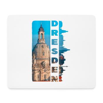 Dresden Germany City Skyline Home Love - Mouse Pad (horizontal) - white - Front