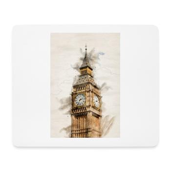 London Big Ben - Mousepad (Querformat) - Weiß - Vorne