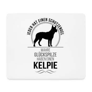 KELPIE Schutzengel Wilsigns - Mousepad (Querformat) - Weiß - Vorne
