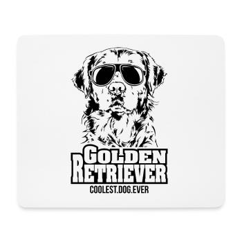 GOLDEN RETRIEVER coolest dog ever Dog saying dog - Mouse Pad (horizontal) - white - Front