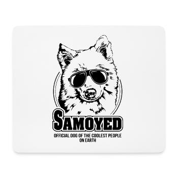 SAMOYED coolest people Hunde Spruch Wilsigns - Mousepad (Querformat) - Weiß - Vorne