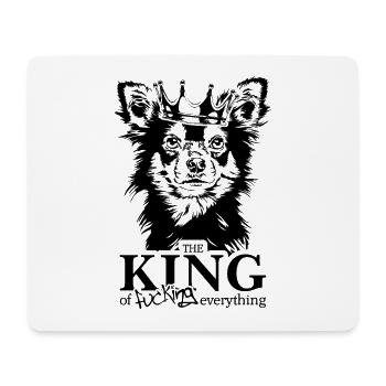 CHIHUAHUA King Dog Saying Dogs Wilsigns - Mouse Pad (horizontal) - white - Front
