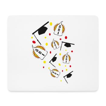 ABI Party mit viel Sahne, ein süsser Hingucker. - Mousepad (Querformat) - Weiß - Vorne