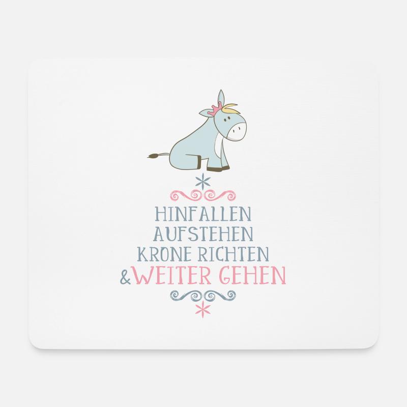 lustiger Spruch - Mousepad (Querformat) - Weiß
