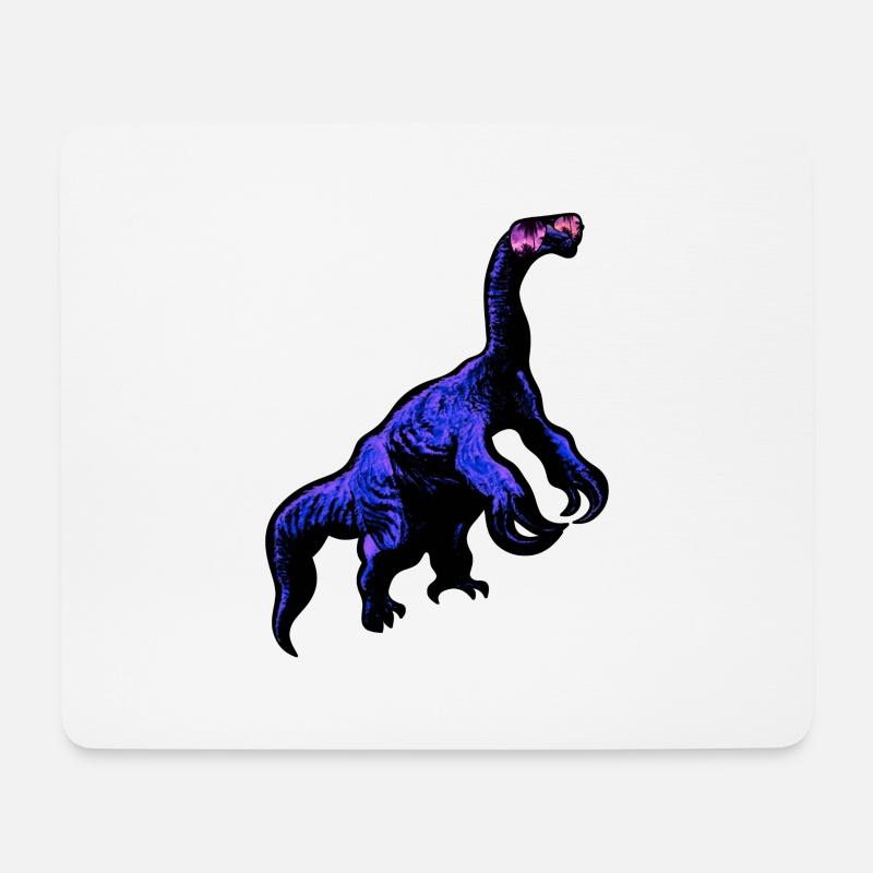 cooler Therizinosaurus - Mousepad (Querformat) - Weiß