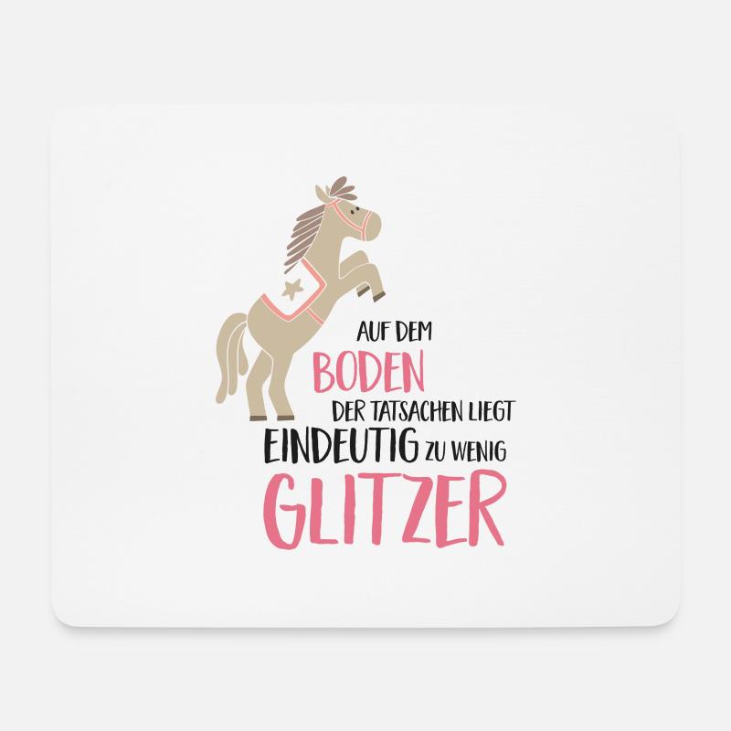 Lustiger Spruch - Mousepad (Querformat) - Weiß
