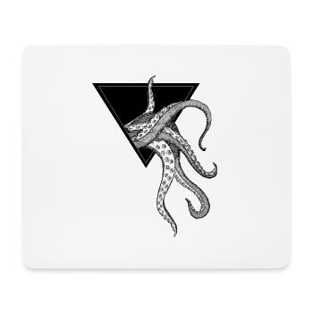 Krake - Mousepad (Querformat) - Weiß - Vorne