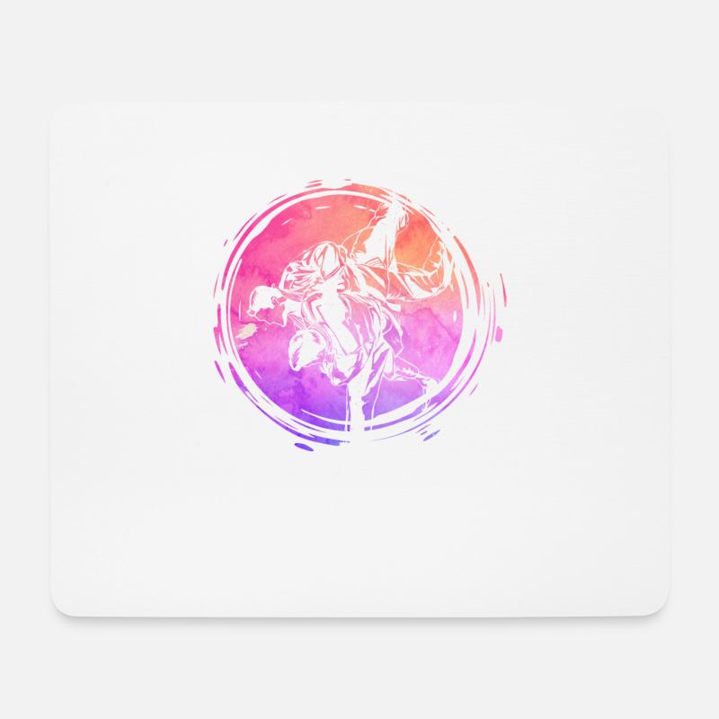 Judo - Mousepad (Querformat) - Weiß