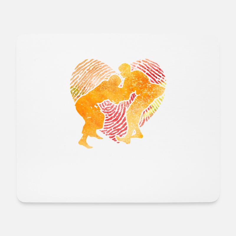 Judo - Mousepad (Querformat) - Weiß