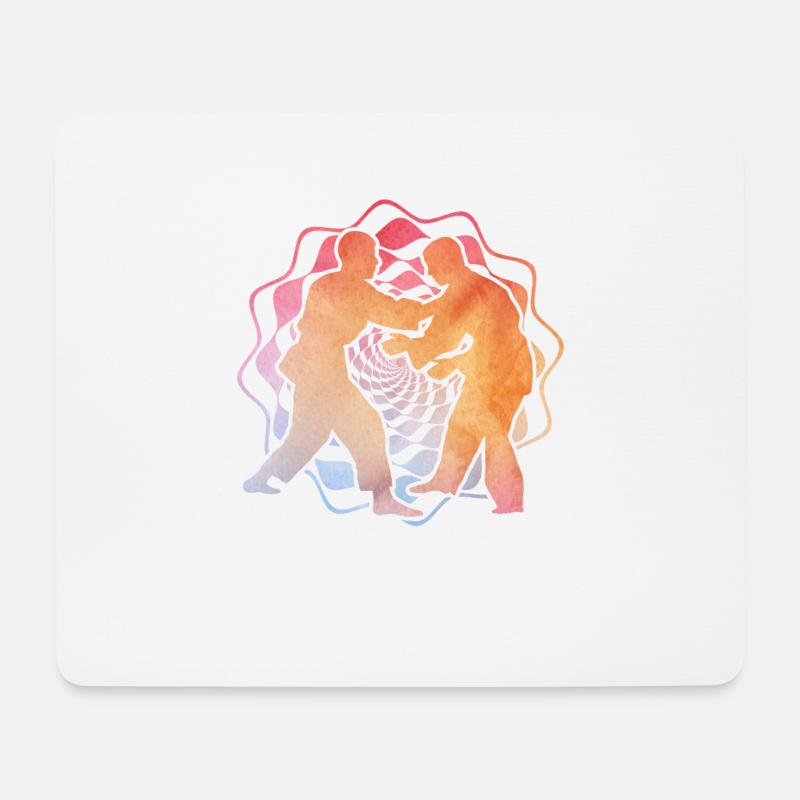 Judo - Mousepad (Querformat) - Weiß