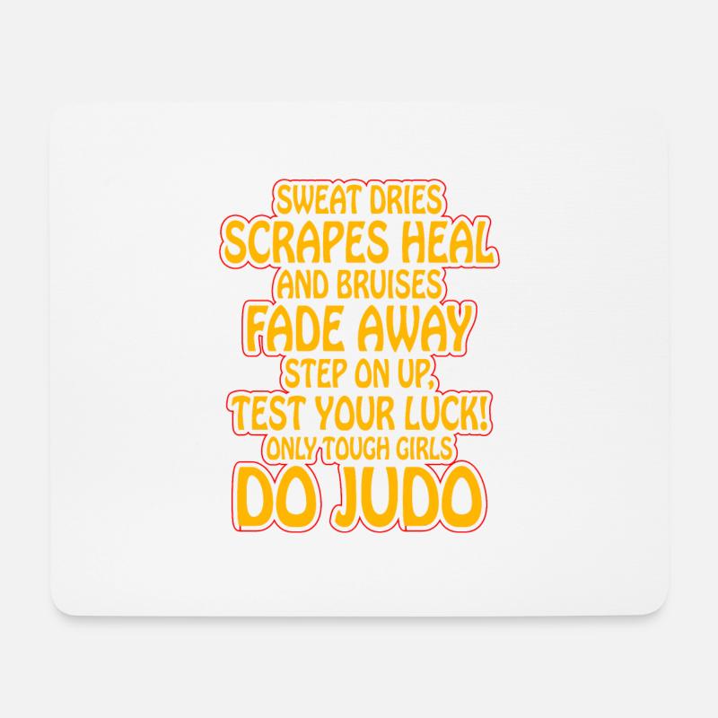 Judo Funny Quotes - Mouse Pad (horizontal) - white