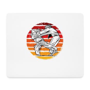 Judo - Mousepad (Querformat) - Weiß - Vorne