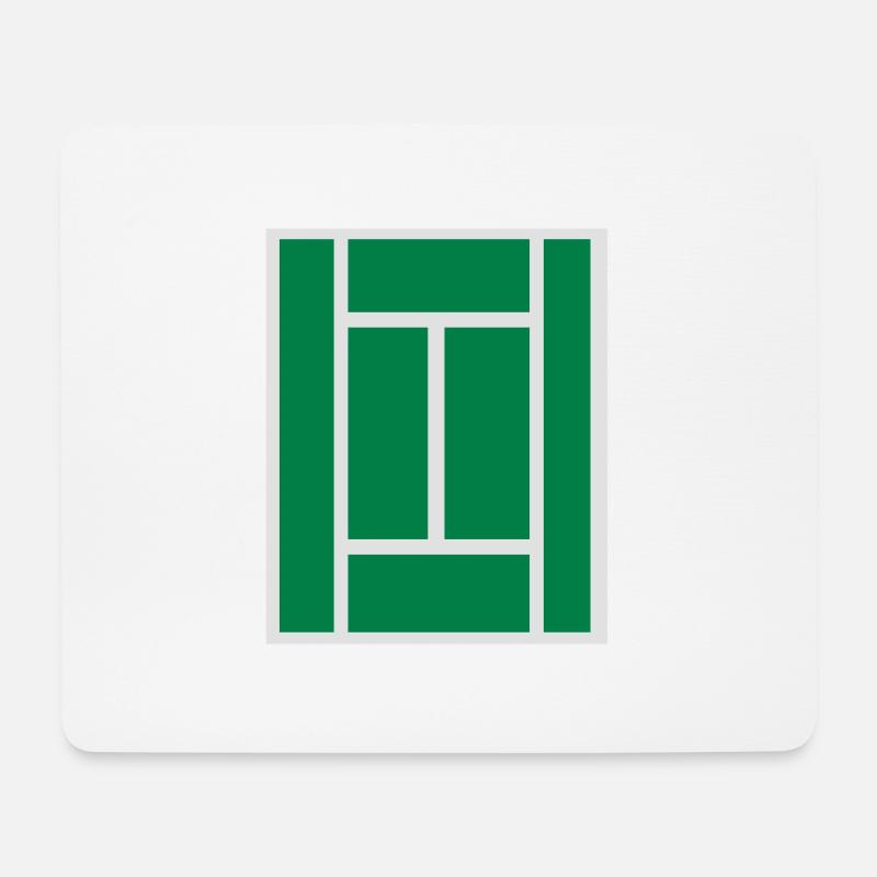 Tennis - Mousepad (Querformat) - Weiß
