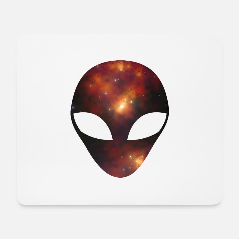 Alien - Mousepad (Querformat) - Weiß
