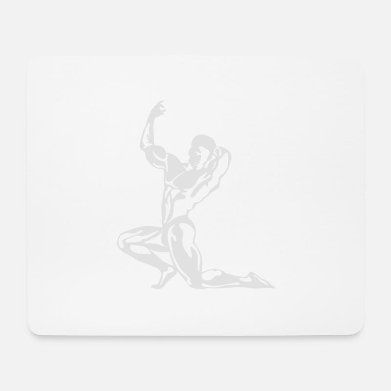 masterfitness_bob - Mouse Pad (horizontal) - white