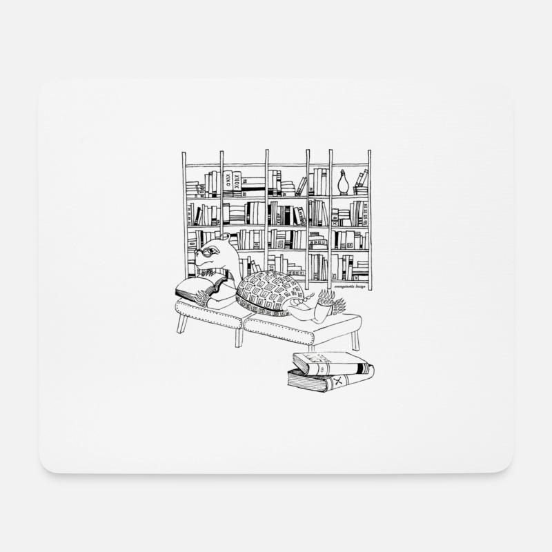 Motiv Paul Schildkröte - Mousepad (Querformat) - Weiß