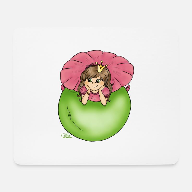 Prinzessin auf der Erbse - Mousepad (Querformat) - Weiß