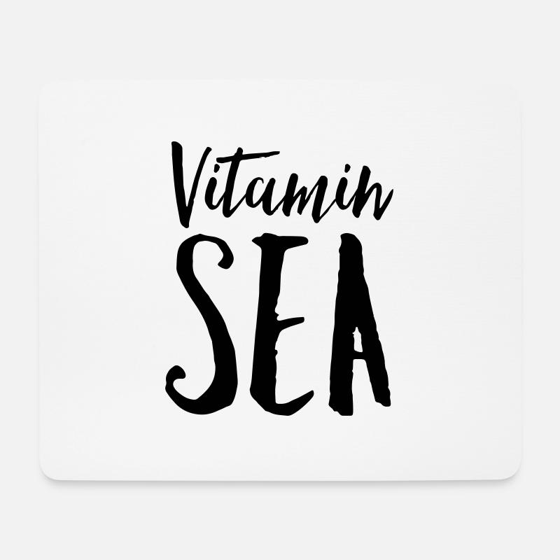 Vitamin Sea - Mousepad (Querformat) - Weiß