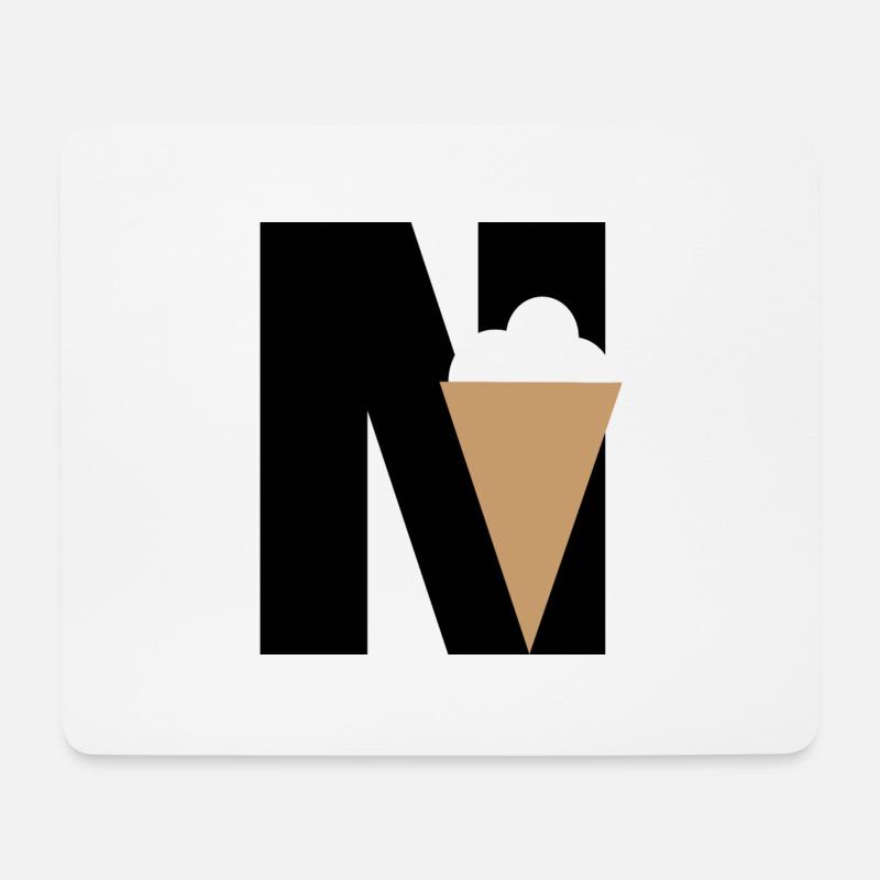NICE. - Mousepad (Querformat) - Weiß
