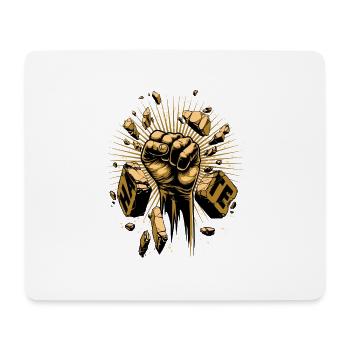 Bekämpfe den Hass - Mousepad (Querformat) - Weiß - Vorne