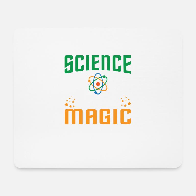SCIENCE it's like magic - Mousepad (Querformat) - Weiß