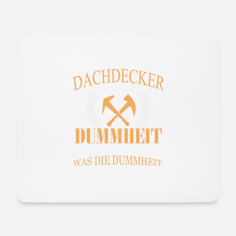Ich bin ein Dachdecker! - Mousepad (Querformat) - Weiß
