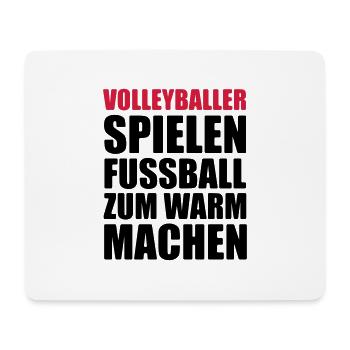 Volleyball Shirt - Beachvolleyball - Team Shirt - Mousepad (Querformat) - Weiß - Vorne