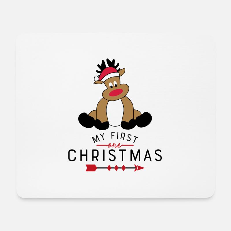 Weihnachten - Mousepad (Querformat) - Weiß