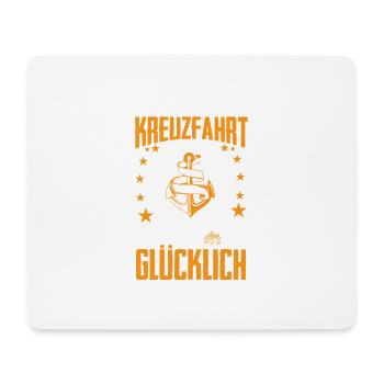 Kreuzfahrt - Urlaub Geschenk Schiff Boot AIDA - Mousepad (Querformat) - Weiß - Vorne