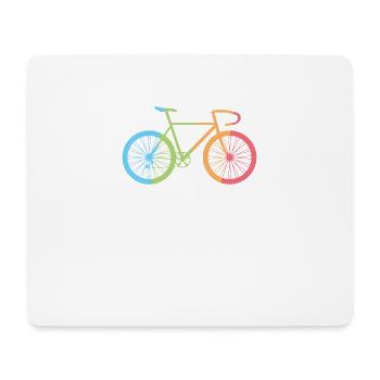 Fahrrad Shirt - Fahrrad Geschenk - Mousepad (Querformat) - Weiß - Vorne