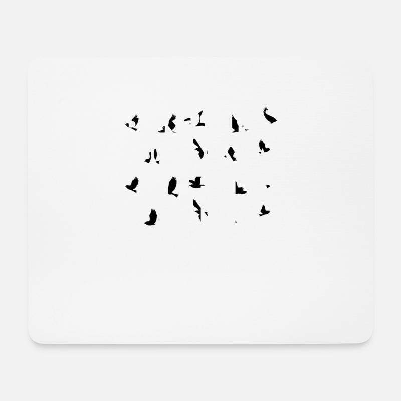 Birdwatching - Vogelbeobachtung - Vögel - Birding - Mousepad (Querformat) - Weiß